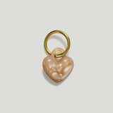 Kitty Paloma Puffy Heart Keychain - Abalone