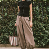 Arcaa Elina Balloon Pant - Chocolate Check