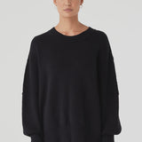 Arcaa Harper Organic Knit Sweater - Black
