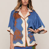 Bohemian Traders Kauai Short Sleeve Shirt - Blue