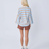 Near The Sea - Oversized Polo - Ocean