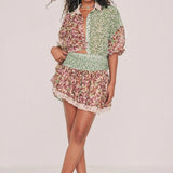 Bohemian Traders Ola Spliced Relaxed Shirt