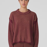 Arcaa Josie Sweater - Merlot & Pecan