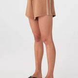 Arcaa Pippa Drawcord Short - Pecan & Cream