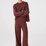 Arcaa Pippa Long Sleeve Tee - Raisin & Cream