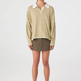 Arcaa Rayne Knit Jersey - Celery & Pecan