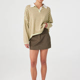 Arcaa Rayne Knit Jersey - Celery & Pecan