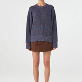 Arcaa Solene Sweater - Chocolate & Royal Multi
