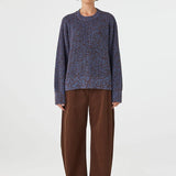 Arcaa Solene Sweater - Chocolate & Royal Multi