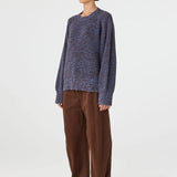Arcaa Solene Sweater - Chocolate & Royal Multi
