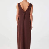 Arcaa Poppy Reversible Maxi Dress - Chocolate