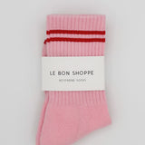 LeBon Boyfriend Socks - Amour Pink