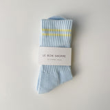 LeBon Boyfriend Socks - Pastel Sky