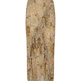 Spell Damask Ruffle Midi Skirt - Chai