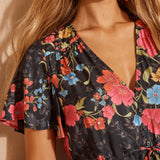 Spell Isola Blouse - Midnight Bloom