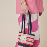 Not So Serious My Mum Made This Long Strap Lapis Retro/Lilac - Small