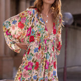 Spell Valley of Dolls Boho Mini Dress - Opal