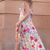 Spell Valley of Dolls Strappy Gown - Opal