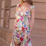 Spell Valley of Dolls Strappy Gown - Opal