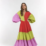 La Boheme Girls Leilani Maxi - Candy Stripe