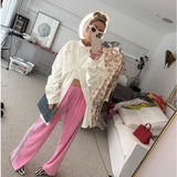 La Boheme Gils Viva Terry Pant - Concrete Candy