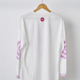 Here, There & Everywhere Strong & Fierce L/S Tee - White