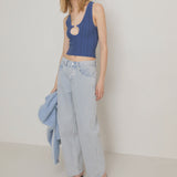 Nagnata Vegetable Dye Utility Jean - Mist