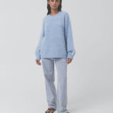 Nagnata Brushed Alpaca Sweater - Mist