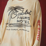 Sabbi - The Palms Hotel L/S Tee - Pastel Peach