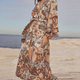 Spell Volcano Goddess Gown - Coconut