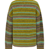 Nagnata Alpaca Stripe Sweater - Antique Moss