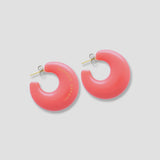 Vanessa Baroni Moon Earring - Flamingo