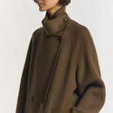 Viktoria & Woods Hemingway Wool Coat - Khaki