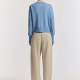 Viktoria & Woods Hart Merino Cardigan - Portrait Blue