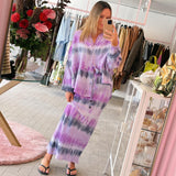 Kinga Csilla Purple Wave Chalm Skirt