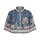 Alemais Acacia Cropped Shirt