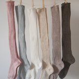 ELMNTL Ribbed Cashmere Knee High Socks - Mint