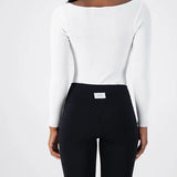 Catania Rib Knit Bodysuit - White