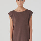 Arcaa Poppy Tie Side Top - Espresso
