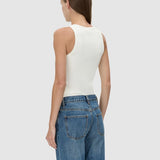 Camilla and Marc Nora Button Down Tank - Soft White