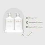 Wash & Lotion Duo + Tray - Mango & Lychee
